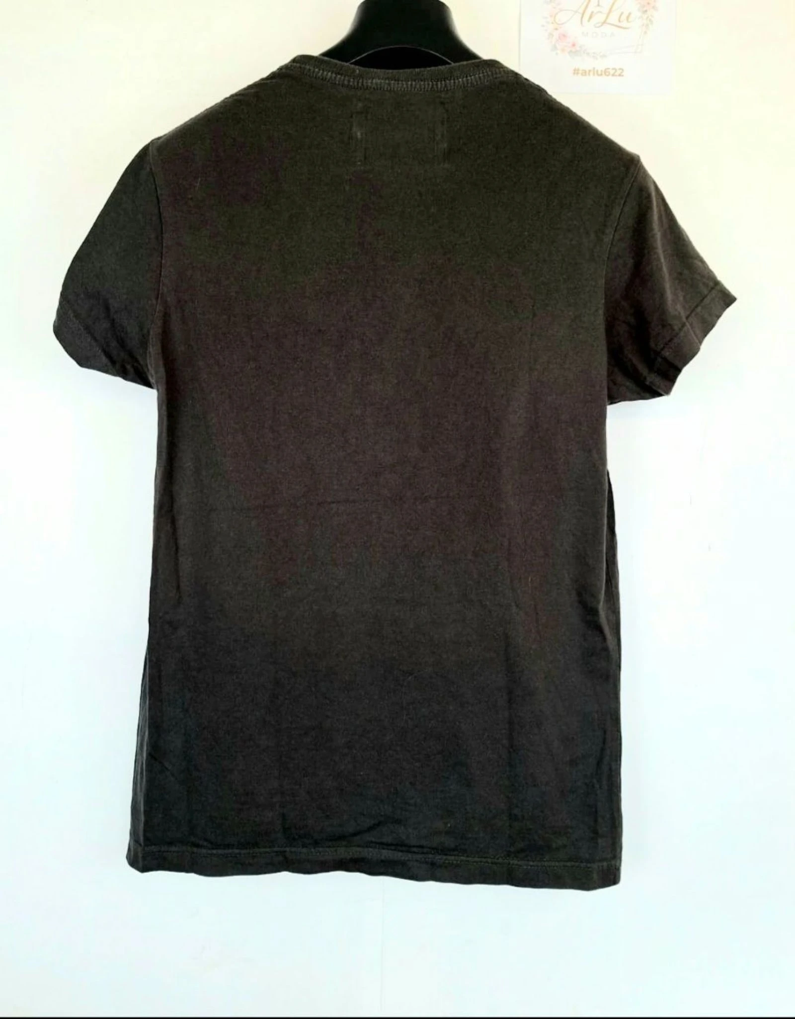 Tommy Hilfiger T-shirt Grey Casual Streetwear Y2K 2000s – photo 6